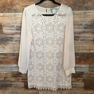 Flying Tomato Sheer Tunic Dress Sz.L